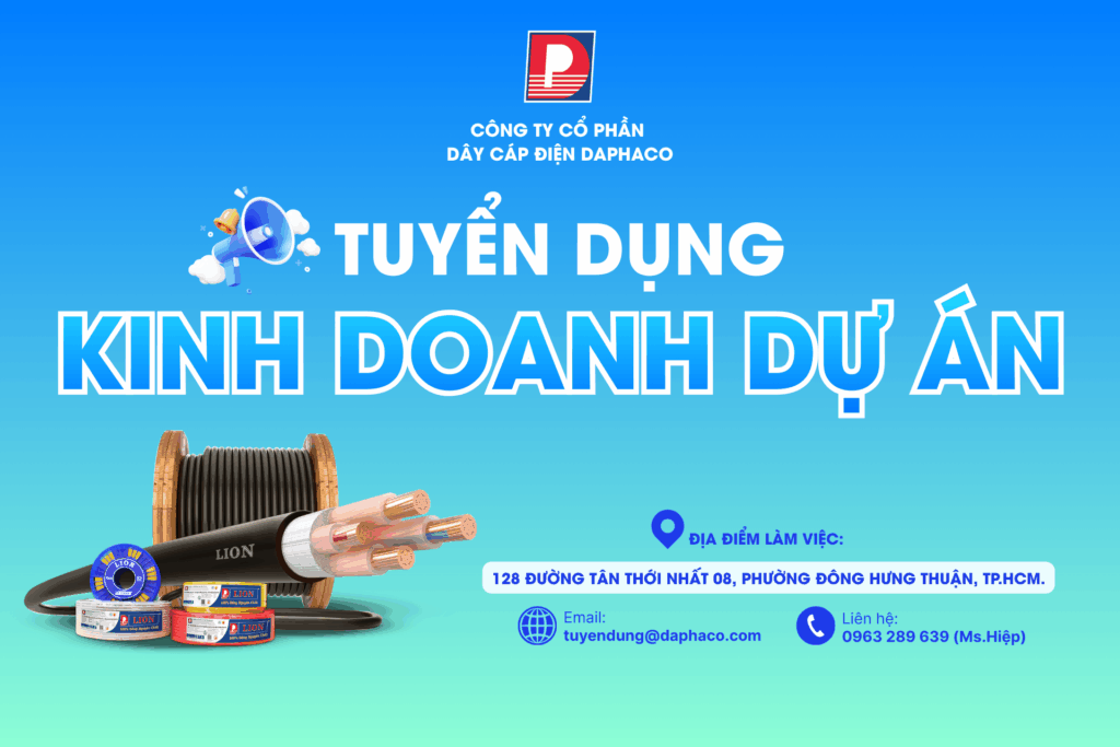 TUYỂN DỤNG NHÂN VIÊN KINH DOANH DỰ ÁN